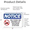 Signmission No Food Or Drink At Solder Station Sign With Symbol, 5 in W x Rectangle, Vinyl Decal OS-2PACK-NS-D-35-L-14587 - alternate 5